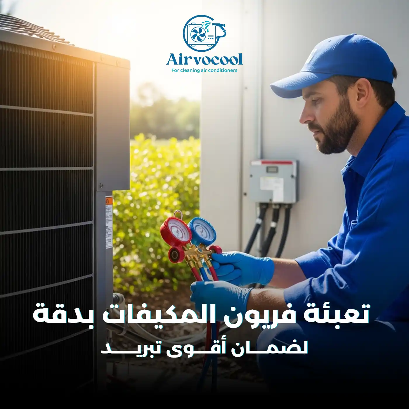 تعبئة فريون المكيفات